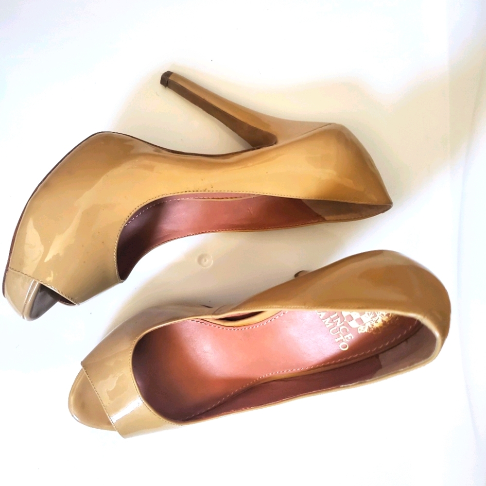 Vince Camuto Patent Platform Pumps